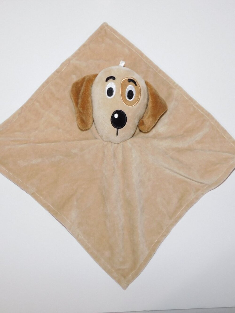 George Tan Brown Puppy Dog Security blanket Baby Lovey Nunu Soother Comforter